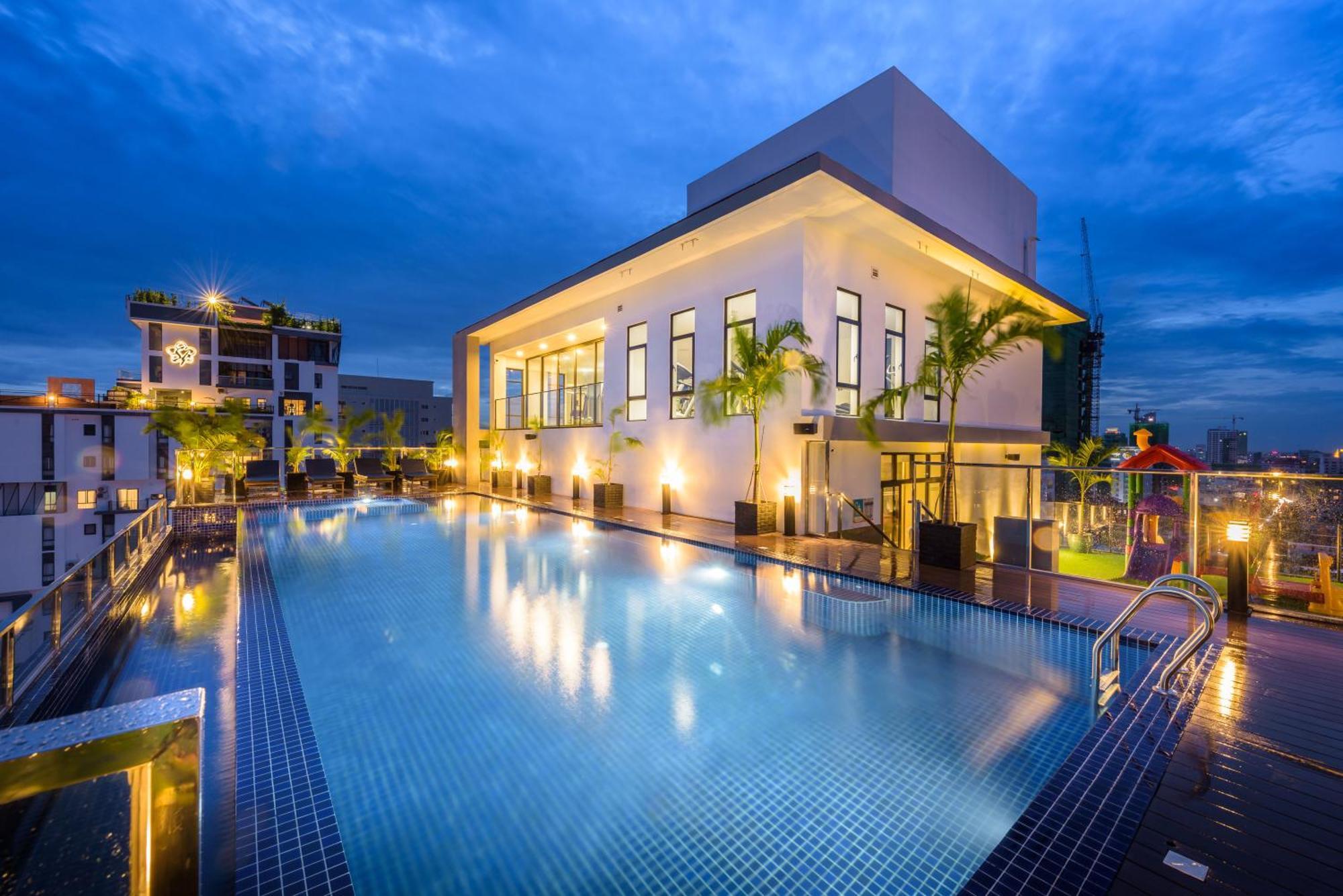 Mansion 51 Hotel & Apartment Phnompenh Exteriér fotografie